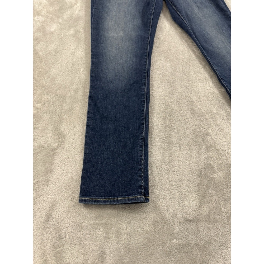 Levis Jeans Womens W30 L30 Skinny Comfort Stretch Whiskered Mid Rise Dark‎ Blue - Picture 8 of 16